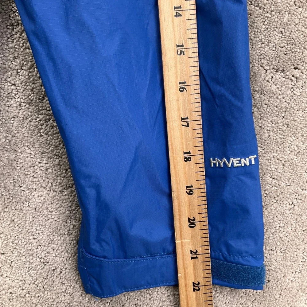 North Face HyVent Jacket Mens Small Royal Blue‎ Navy Waterproof Nylon Softshell
